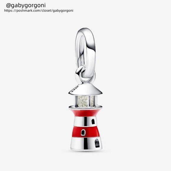 Pandora Glow-in-the-dark Lighthouse Dangle Charm|Pendant - Picture 1 of 2